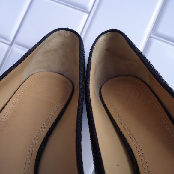 SIZE 6.5 M. TORY BURCH ‘Vanessa’ leather flats - Picture 15 of 16
